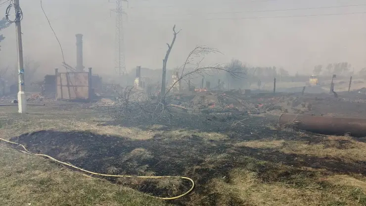 В Красноярском крае четверо пострадавших при пожарах остаются в больницах