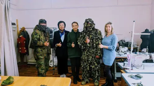 В Бурятии студенты сшили костюмы для снайперов
