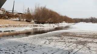 В Улан-Удэ запретили передвижение по льду Степной протоки