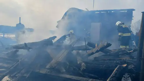 Семья из трех человек погибла в пожаре в Красноярском крае