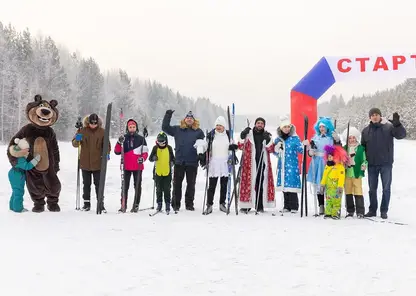 Лыжный сезон в Таежном Богучанского района открылся костюмированным забегом