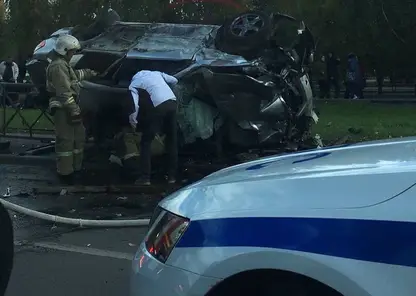 Жуткая авария произошла на проспекте Металлургов в Красноярске