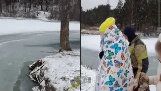 Жительница Томска хотела спасти свою собаку и прыгнула за ней в озеро
