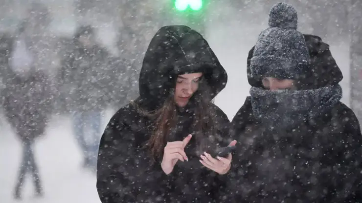 Первая рабочая неделя 2022 года в Красноярске будет снежной и морозной