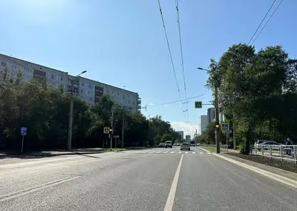В Красноярске завершён комплексный ремонт на ул. Воронова