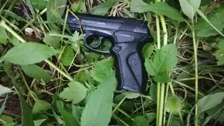 В Красноярском крае пьяный мужчина угрожая пистолетом отобрал у девушки 35 рублей