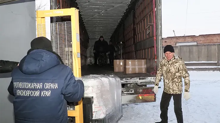 Для военнослужащих из Красноярского края общественные организации собрали 10 тонн гуманитарного груза