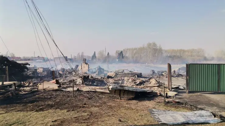 459 домов и строений пострадали в пожарах в Красноярском крае