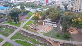 В Красноярске на Полтавской открылся благоустроенный сквер