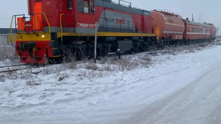 Пожарный поезд со станции Абакан помог в тушении пожара в Минусинском районе