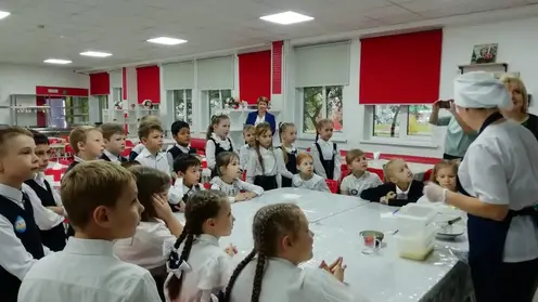 В красноярской школе №137 для младшеклассников создали проект о пользе правильного питания