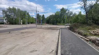 В Красноярске изменится схема движения на перекрёстке ул. Пограничников и ул. Башиловская