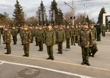 В Красноярске прошла репетиция шествия в честь Дня Победы