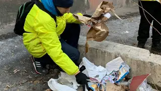 В Красноярске бойцы трудотряда собрали почти 5 тысяч мешков мусора в Ленинском районе