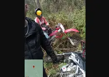 Группа мотоциклистов проникла на закрытую для посетителей территорию «Красноярских Столбов»