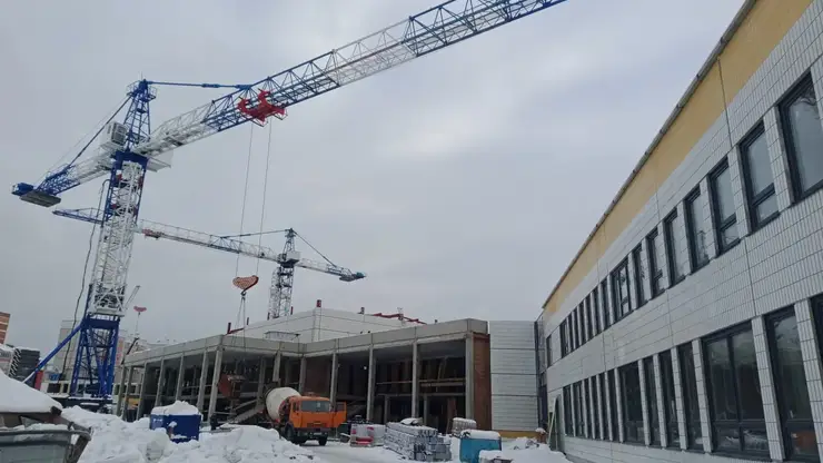 В Сосновоборске возобновилось строительство новой школы на 1280 мест