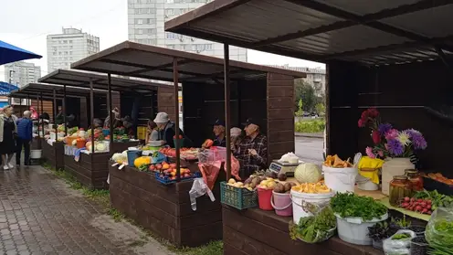 75 мест для уличной торговли работало летом в Красноярске