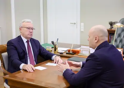 Губернатор Александр Усс обсудил с Владиславом Логиновым развитие Красноярска в 2023 году