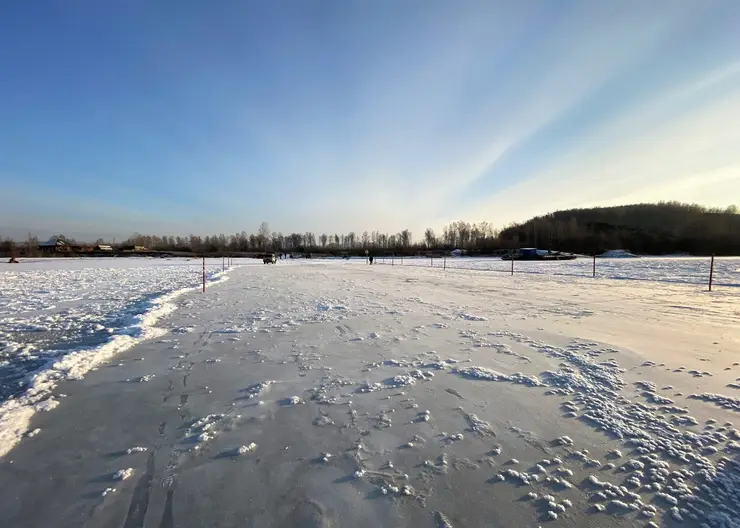 В Красноярском крае открыли две ледовые переправы