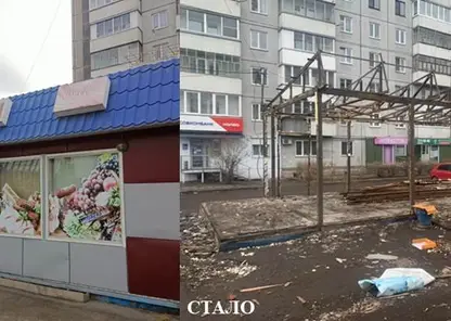 20 павильонов снесли в Красноярске в апреле за незаконную продажу алкоголя