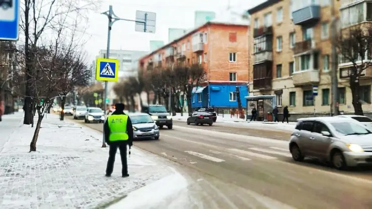 Более 100 аварий с участием пешеходов произошло в Красноярске с начала осени