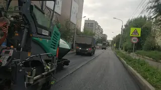 В Красноярске дорожники скоро завершат ремонт на ул. Воронова