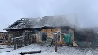 Огнеборцы из Алтайского края справились с пожаром на площади 90 квадратных метров