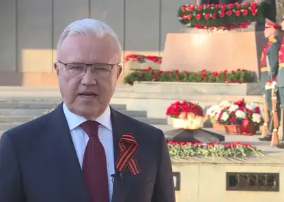 Губернатор Красноярского края записал поздравление с Днем Победы