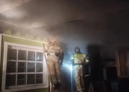 В Лесосибирске при пожаре погиб мужчина