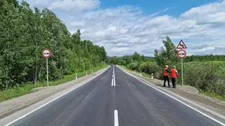 В Курагинском районе отремонтировали участок дороги «Саяны» за 80,7 млн рублей