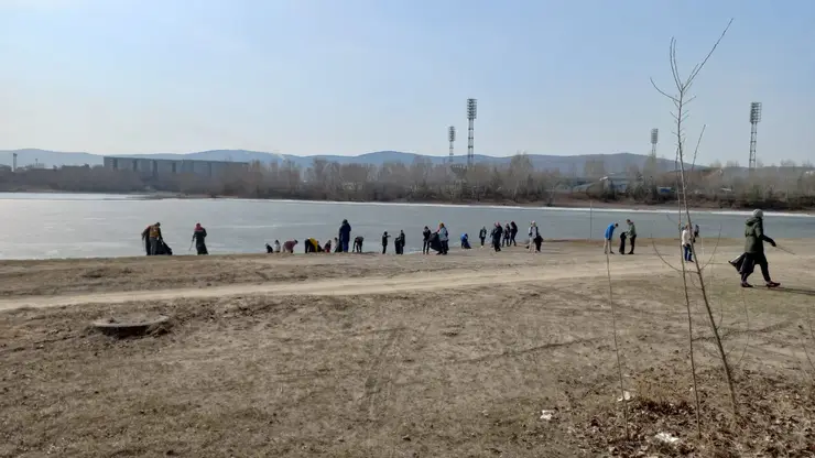 В Красноярском крае от мусора очистили более 100 километров береговых линий