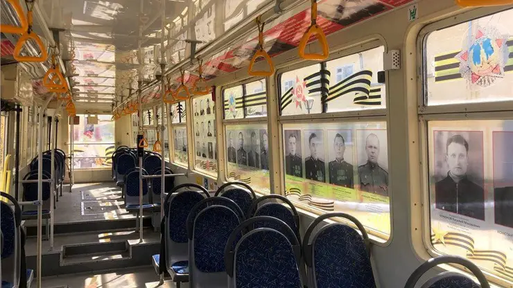 В честь Дня Победы по Красноярску проедет «победный» трамвай