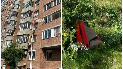 Жительница Новосибирска спускалась по простыням с 6 этажа и сорвалась