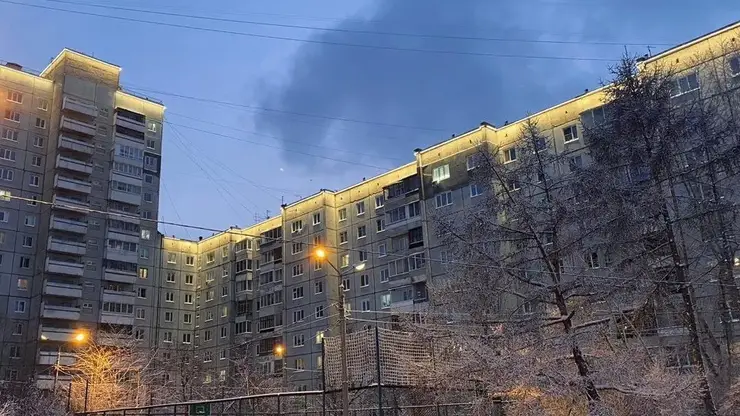 В Красноярске начали тестировать подсветку на домах по ул. Конституции СССР