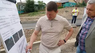 Глава Красноярска рассказал о ходе строительства новой развязки в Октябрьском районе