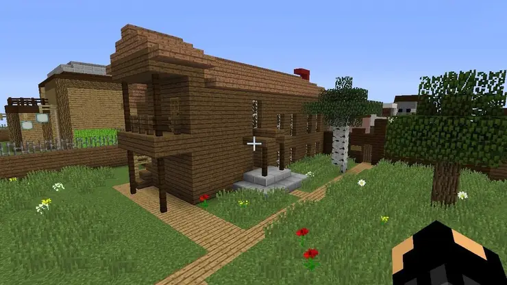Красноярский школьник построил кубический музей-усадьбу Сурикова в Minecraft