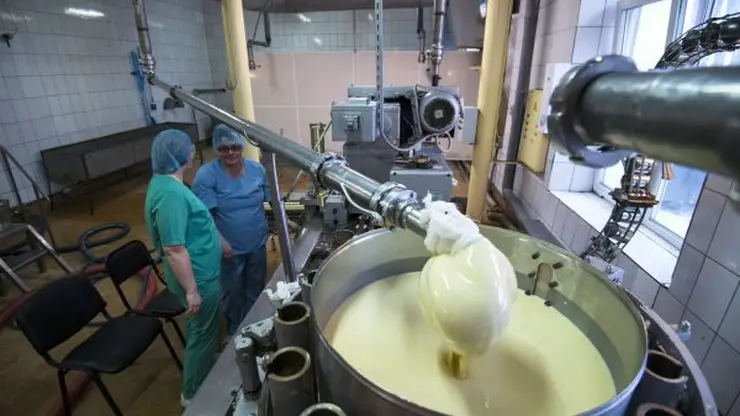 Из Канского района в Узбекистан отправили 20 тонн молочной продукции