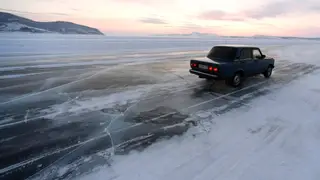 В Новосибирской области обнаружили «нелегальную» ледовую переправу