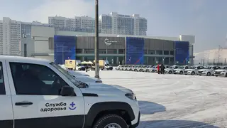 42 новых автомобиля передали районным больницам в Красноярском крае