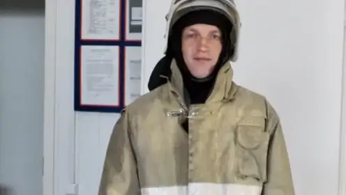 В Красноярском крае выбрали лучшего пожарного