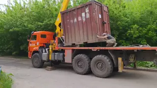 В Свердловском районе Красноярска убрали 200 временных сооружений