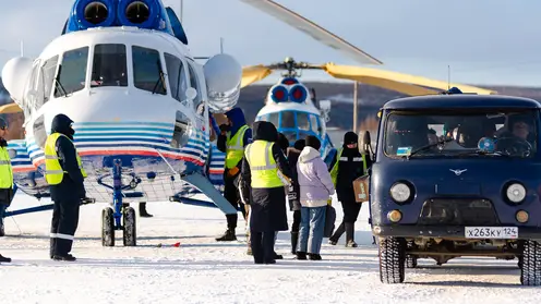 В Красноярский край по программе реновации авиапарка доставили новый вертолет