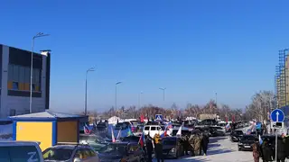 В Томске состоялся автопробег в поддержку защитников Отечества и бойцов СВО