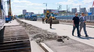 Вице-премьер правительства РФ Марат Хуснуллин проинспектировал ход строительства метро в Красноярске