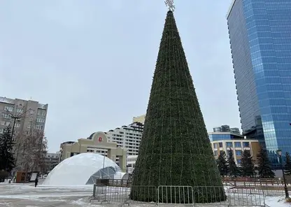 В Красноярске до 18 декабря установят новогодние ёлки