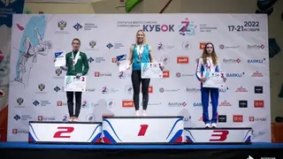 Красноярка Юлия Овчинникова стала призёром Всероссийских соревнований по скалолазанию