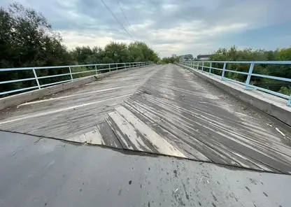 В Красноярском крае отремонтировали проезжую часть моста через Тарайку