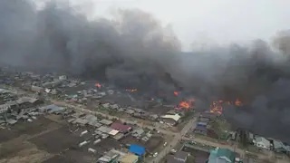 Сибирь в огне: 7 мая пожары бушевали сразу в нескольких областях