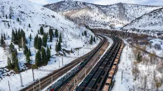Погрузка на Красноярской железной дороге выросла на 4,3% в марте