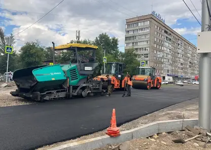 В Красноярске завершается дорожный ремонт на улицах Воронова и Щорса